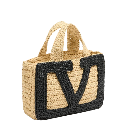 Viva Superstar Small Raffia Shopper - Image 3