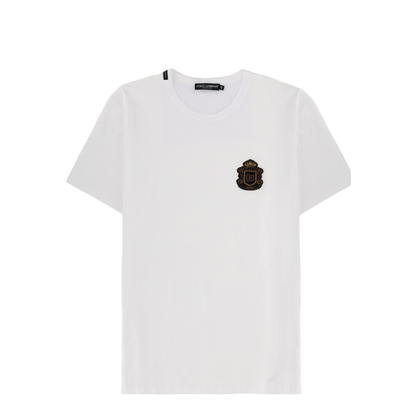T-Shirt With Heraldic Patch - Image 1