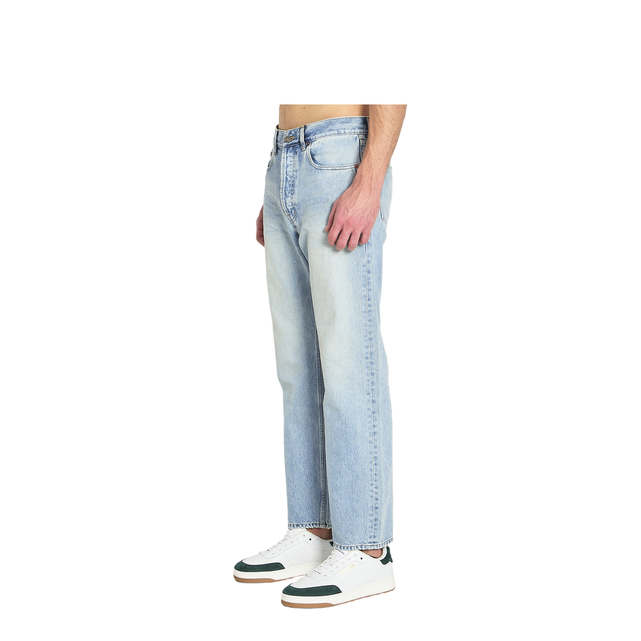 Loose Straight Denim Pants - Image 2