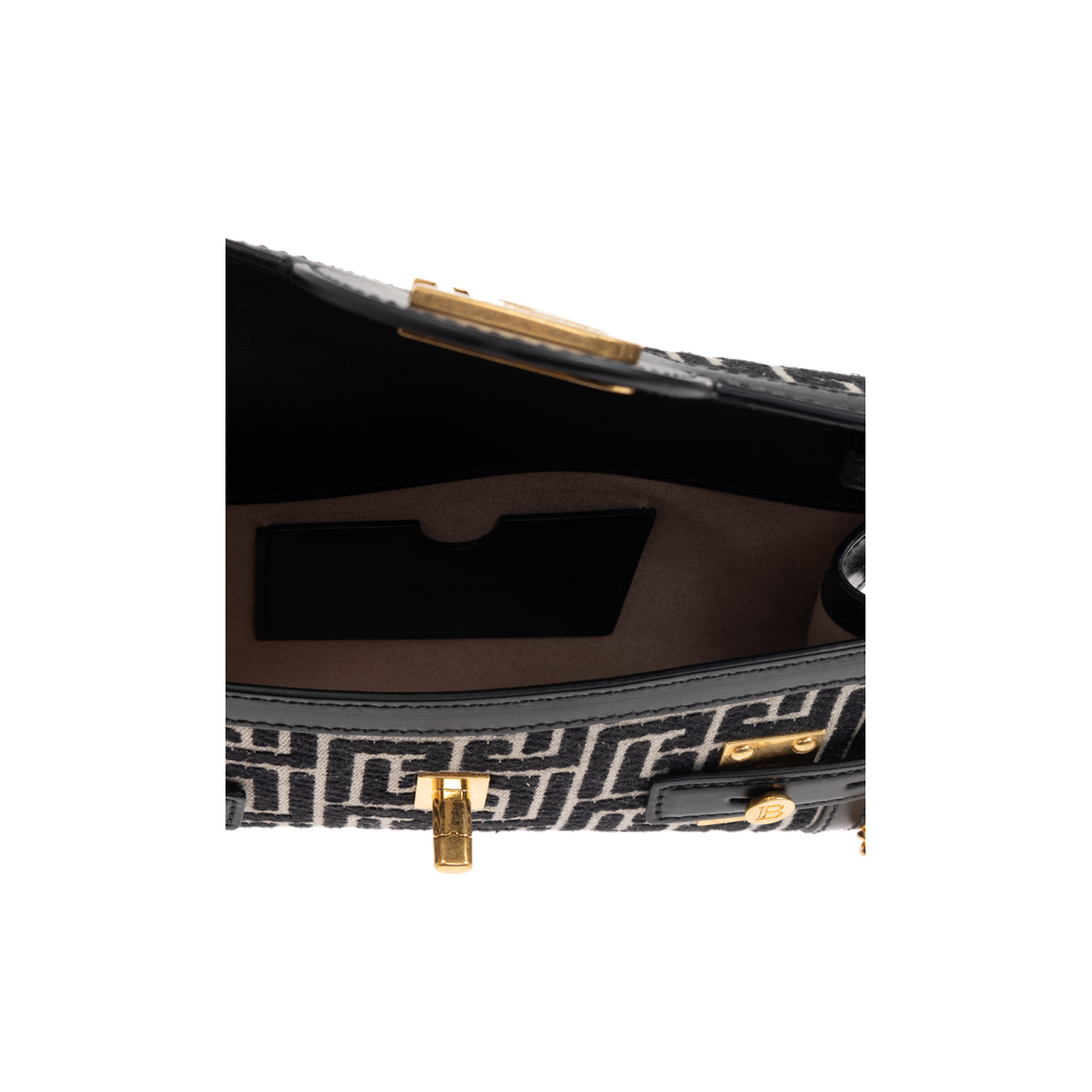 B-Buzz Pouch 23 in Monogrammed Jacquard Canvas and Leather - Image 5