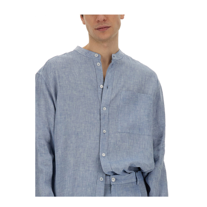 Shirt with Mandarin Collar - Image 4