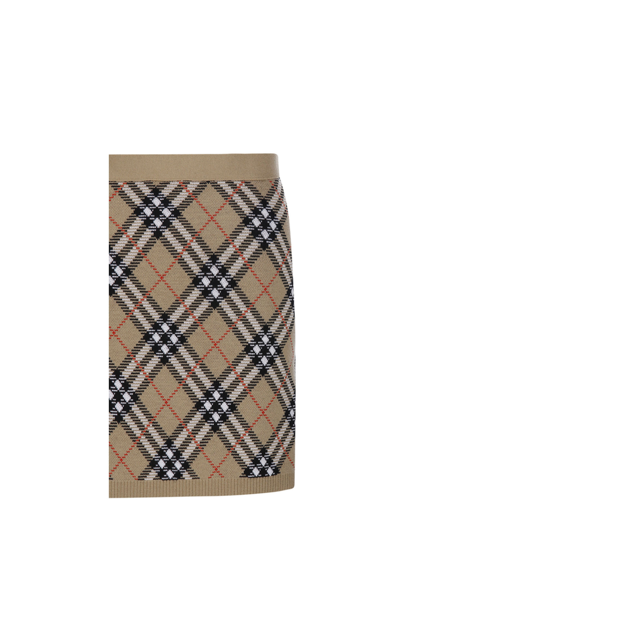 Embroidered Wool Blend Mini Skirt - Image 4