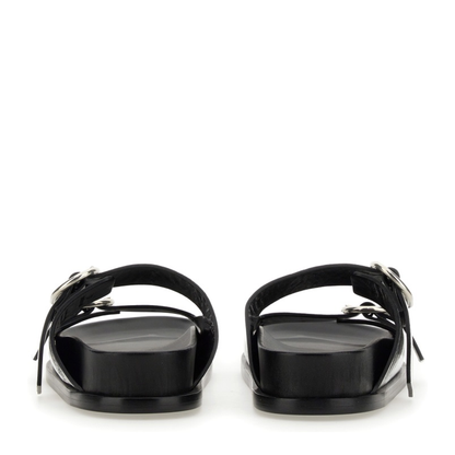 Leather Sandal with Buckle - Image 3