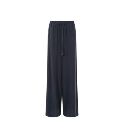 Wide-Fit Washed Silk Trousers - Image 1