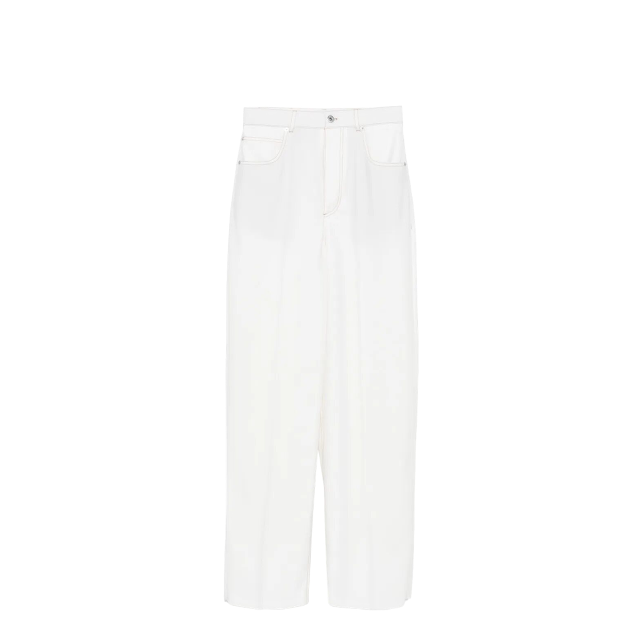Wide Leg Denim Pants - Image 1