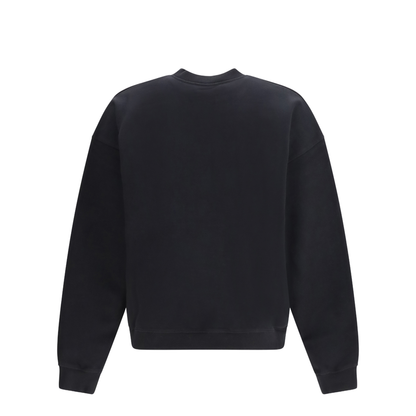 Cotton Crewneck Sweatshirt with Logo - Image 2