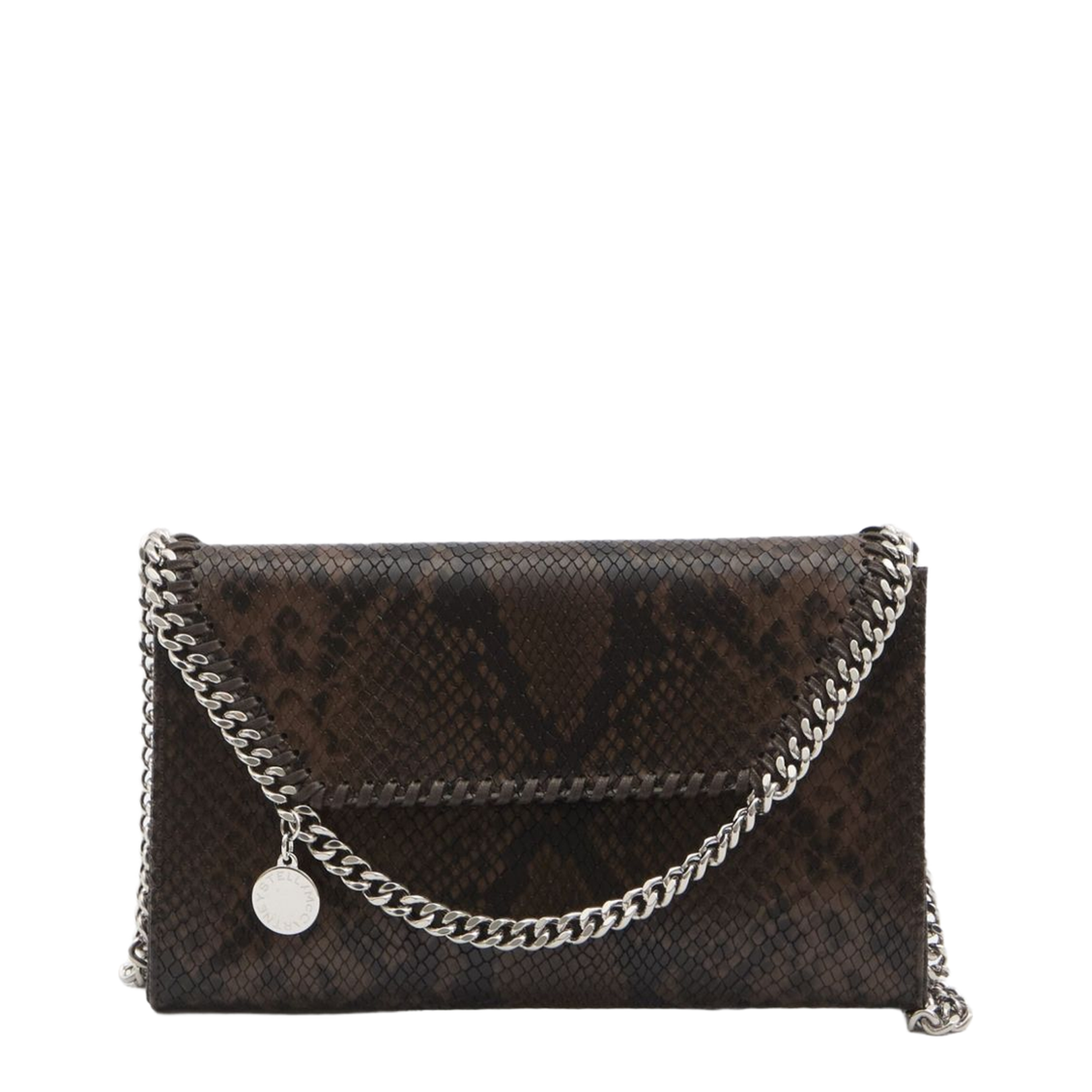 Falabella Polyester with PU Coating Wallet - Brown - Image 1