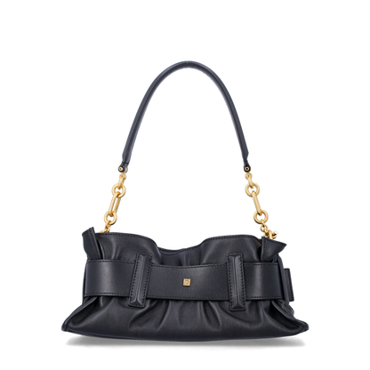 Shoulder Bag Leather Black - Image 3