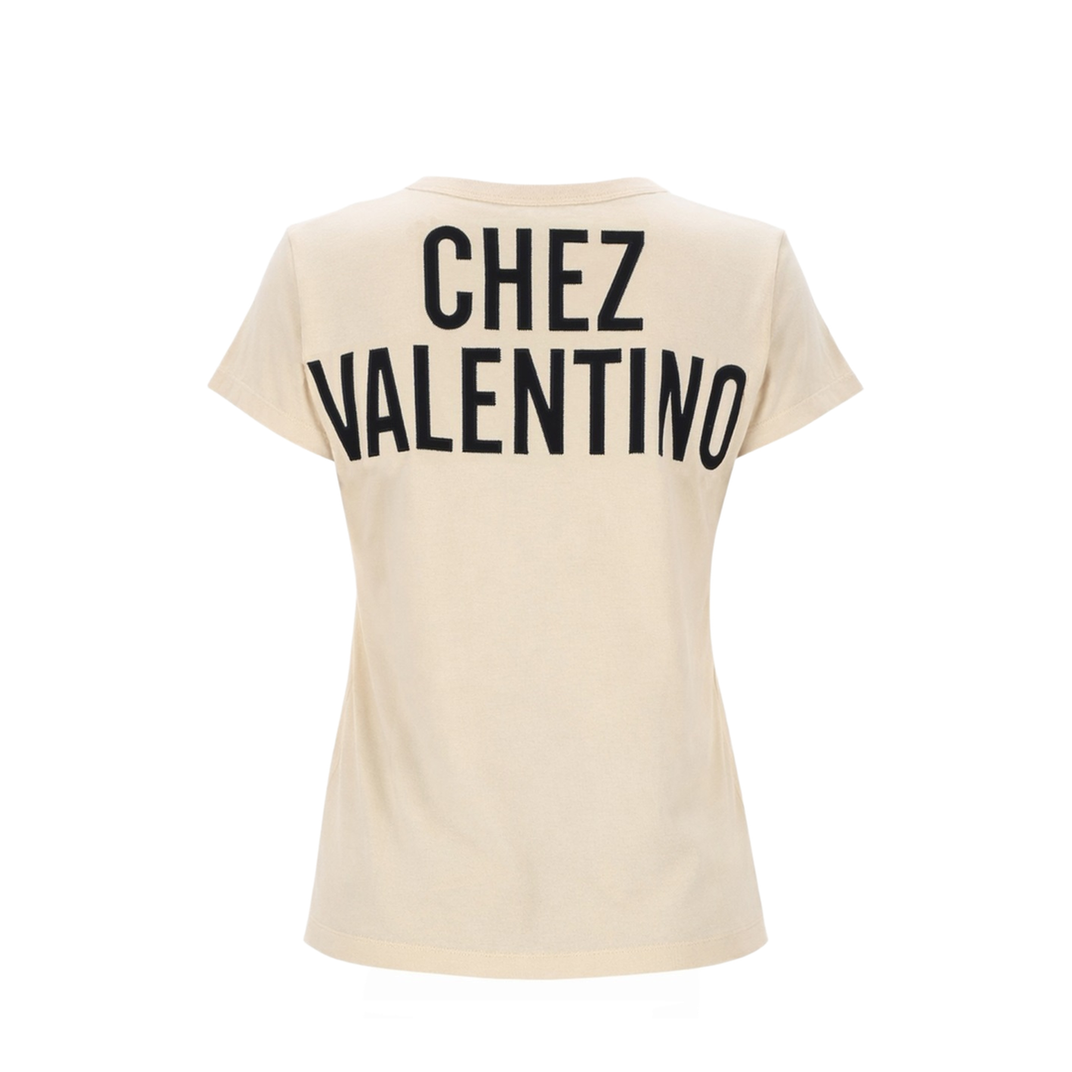 Cotton T-Shirt Cream - Image 3