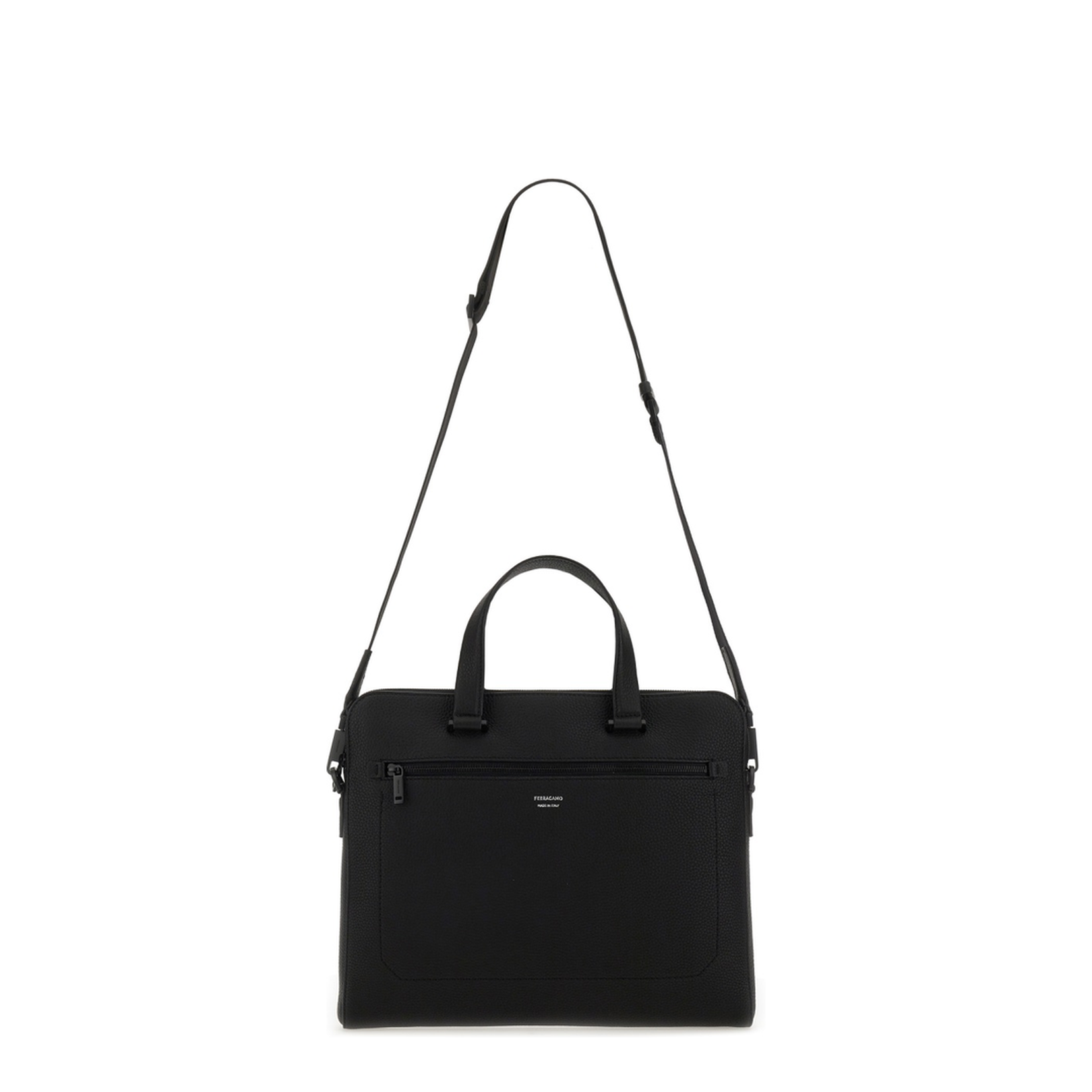 Business Bag Leather Black - Image 3