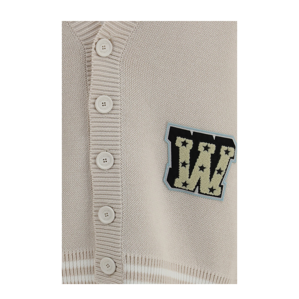 Star Logo Diagonal Varsity Cardigan - Image 3