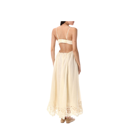 Coco Embroidered Long Dress - Image 2