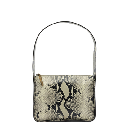 Lori Squared Small Calfskin Shoulder Bag - Beige - Image 1