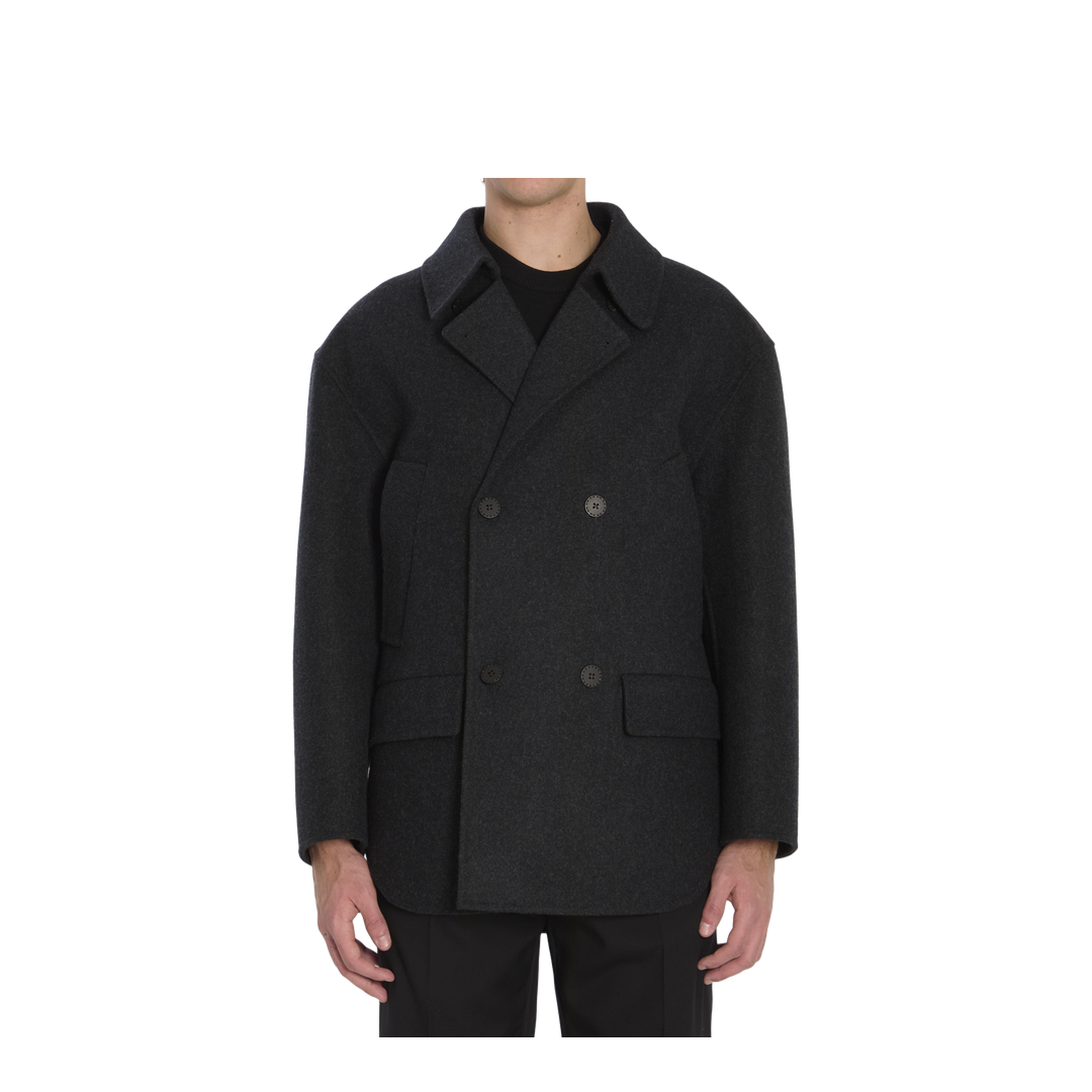Coat Wool Black - Image 1