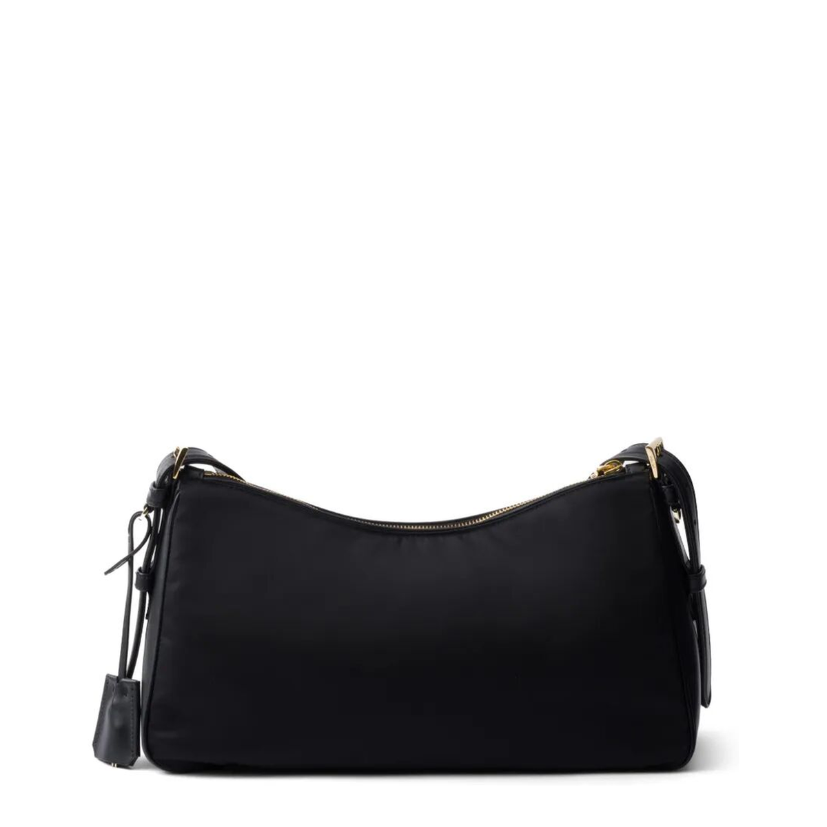 Aimée Large Re-Nylon Shoulder Bag - Black - Image 2