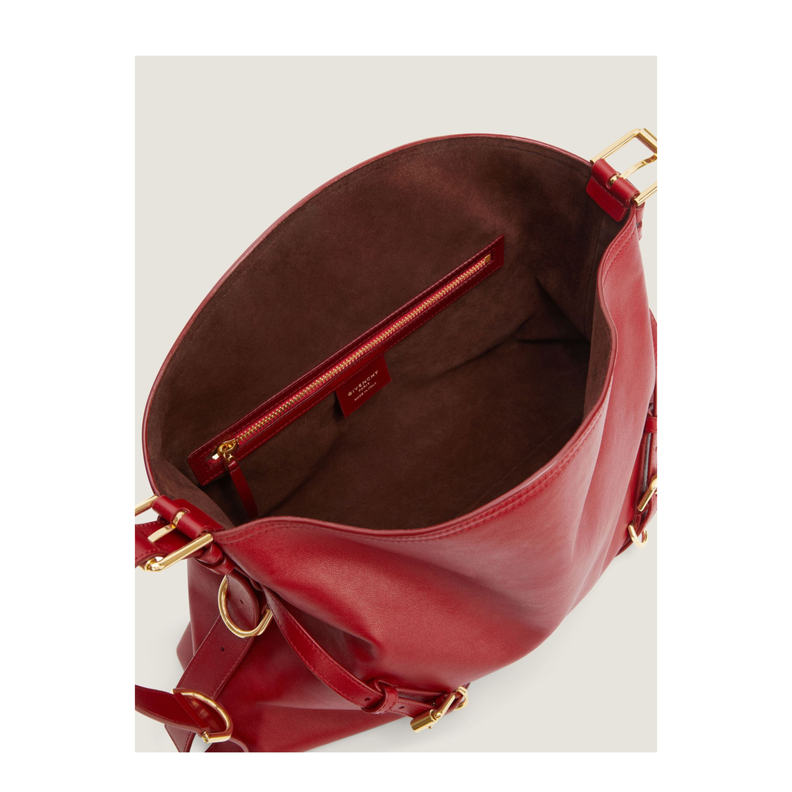 Medium Voyou Bag in Shiny Leather - Image 5