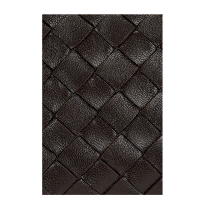Concert Intrecciato Lambskin Pouch - Barolo - Image 5