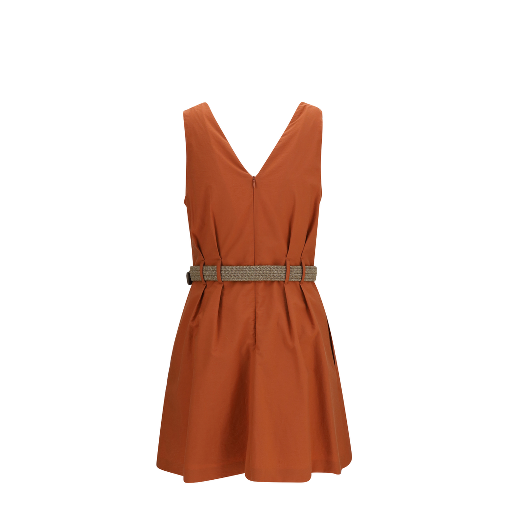 Pleated Dress with Rope Belt - Image 2