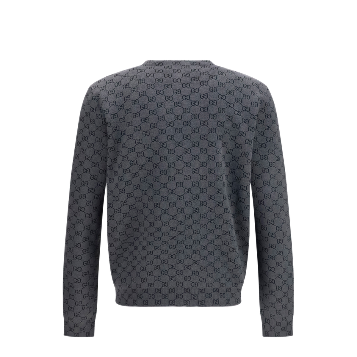 Silk And Wool Gg Print Cardigan - Image 2