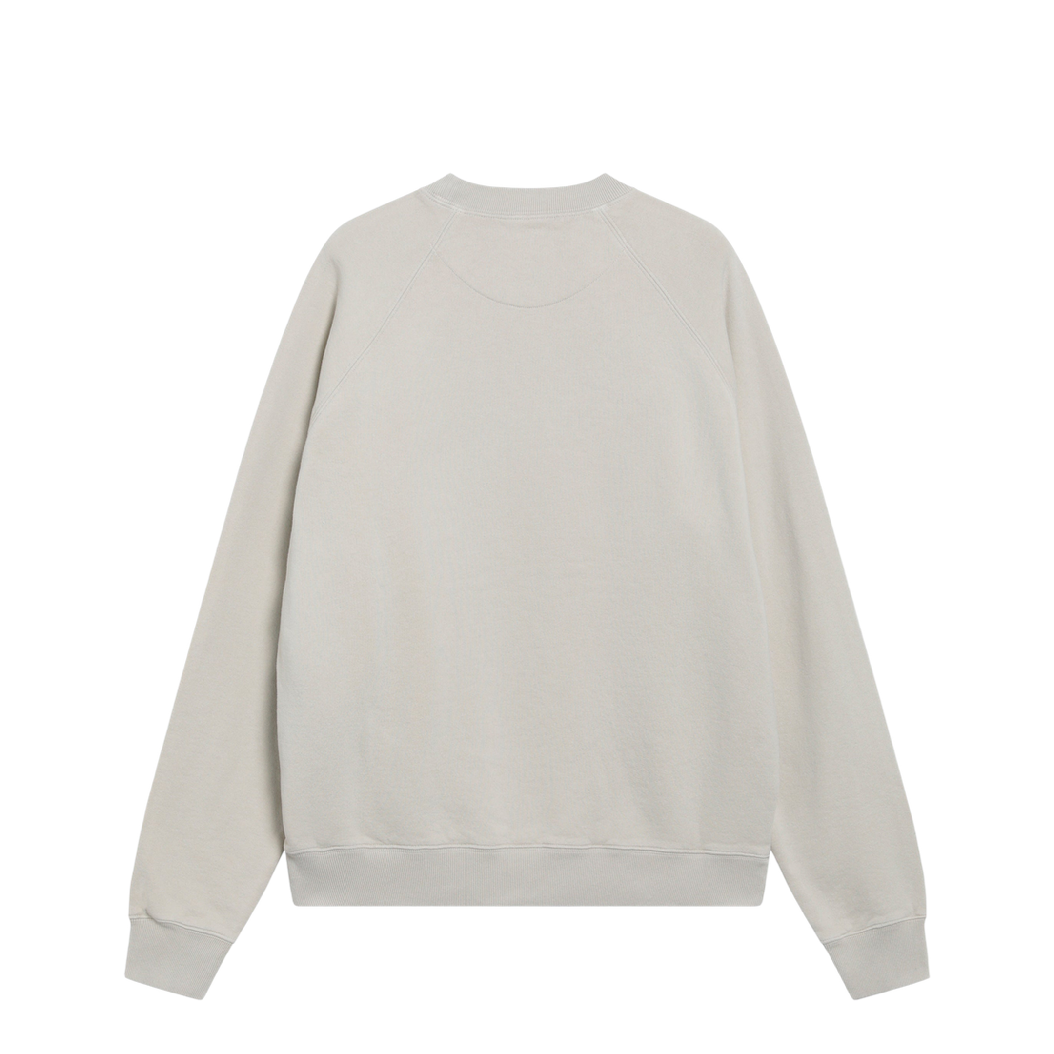 Talc-colored cotton fleece sweatshirt - Image 2