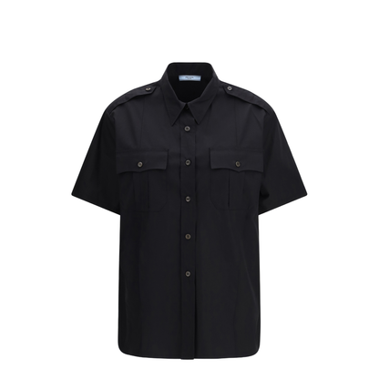 Short-sleeve Poplin Shirt - Image 1