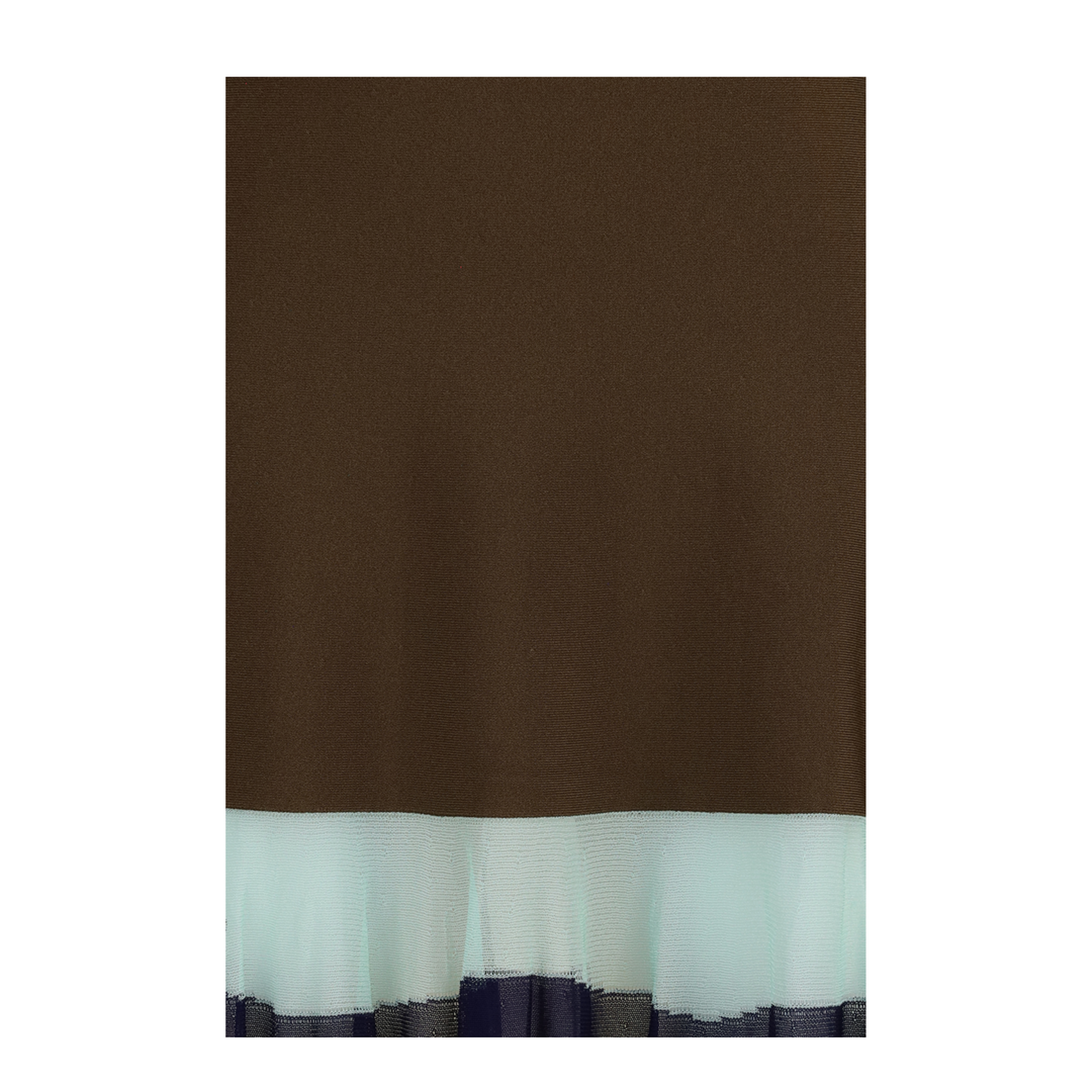 Long Dress with Color-Striped Skirt - Image 3