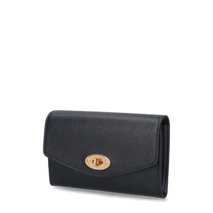 Mulberry Medium Darley Wallet In Black Small Classic Grain - Image 4