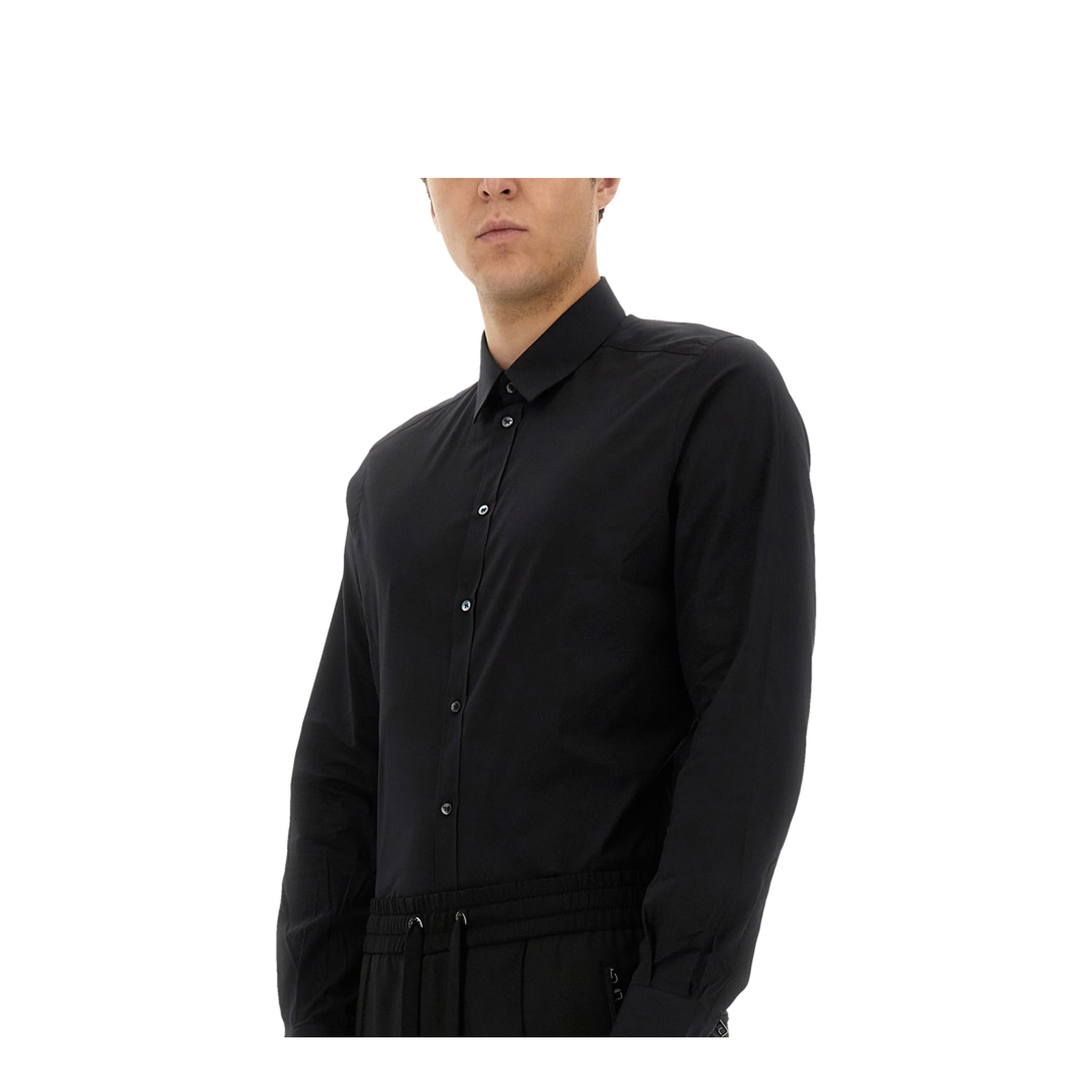 Gold Poplin Stretch Shirt - Image 4