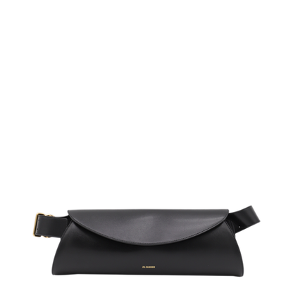 Cannolo Grande Calfskin Shoulder Bag - Black - Image 2