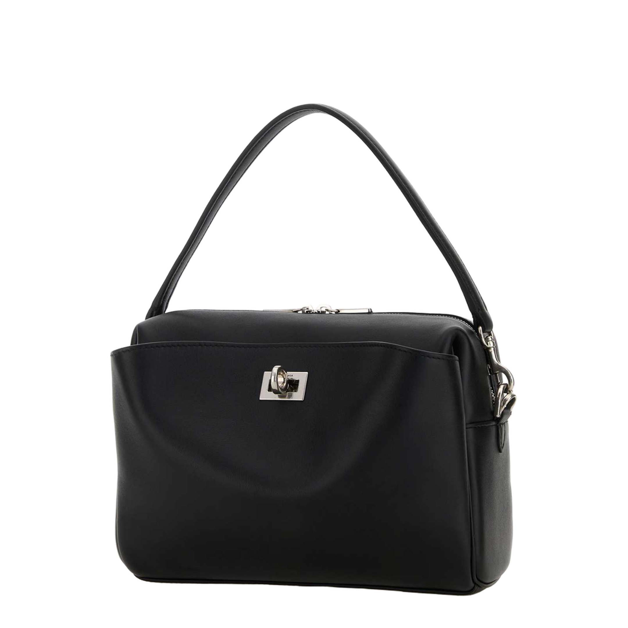 Black Leather Rodeo Handbag - Image 3
