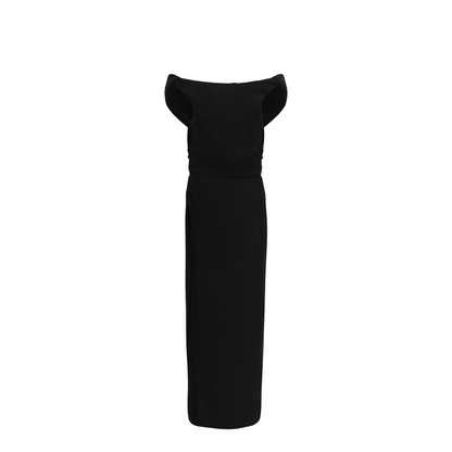 Ginnie Amber Draped Long Dress - Image 2