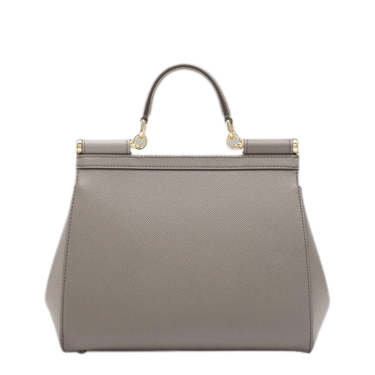 Sicily Large Dauphine Calfskin Handbag - Grey - Image 2