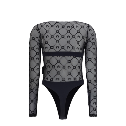 Mesh Body with Moon Motif - Image 2