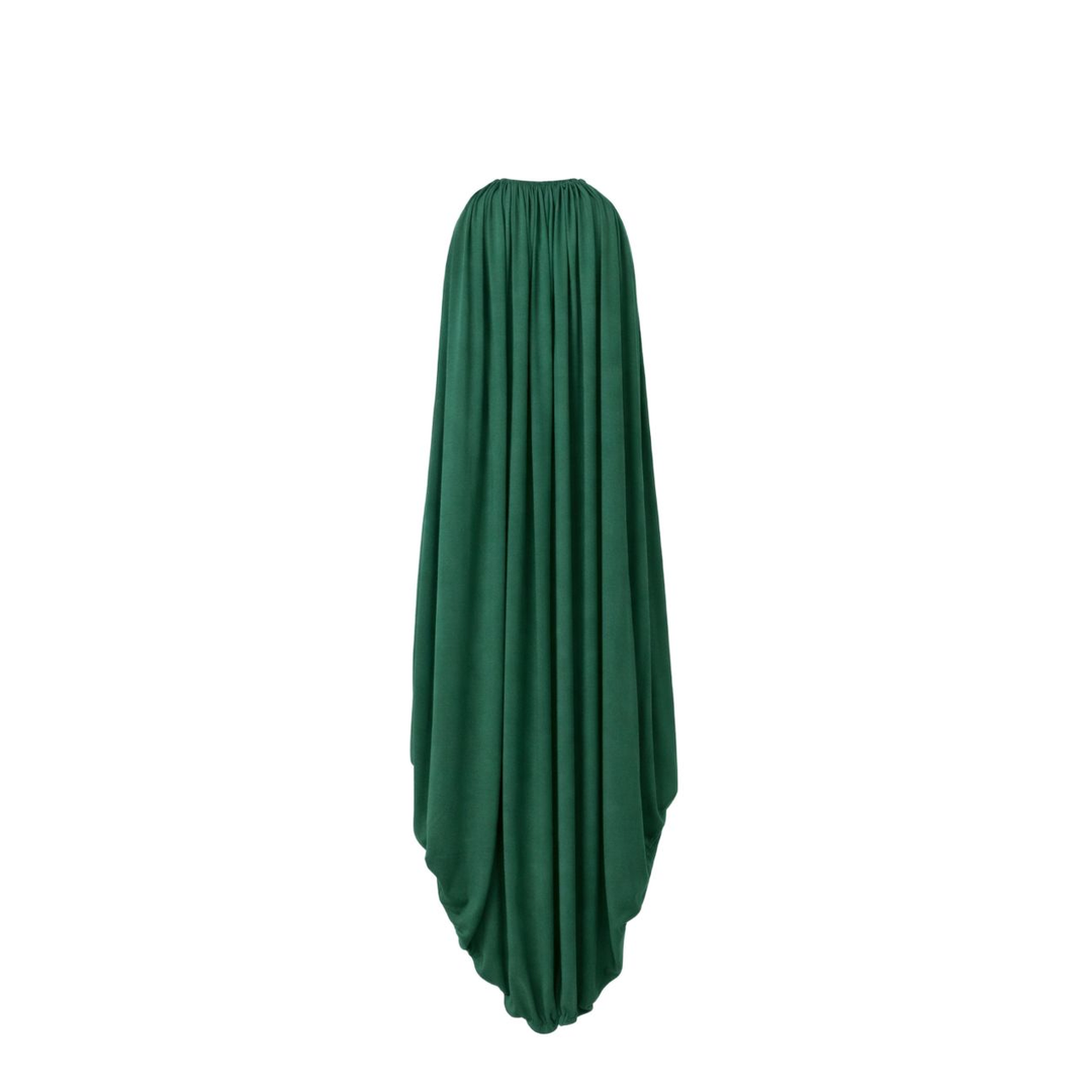Silk Draped Dress - Image 3