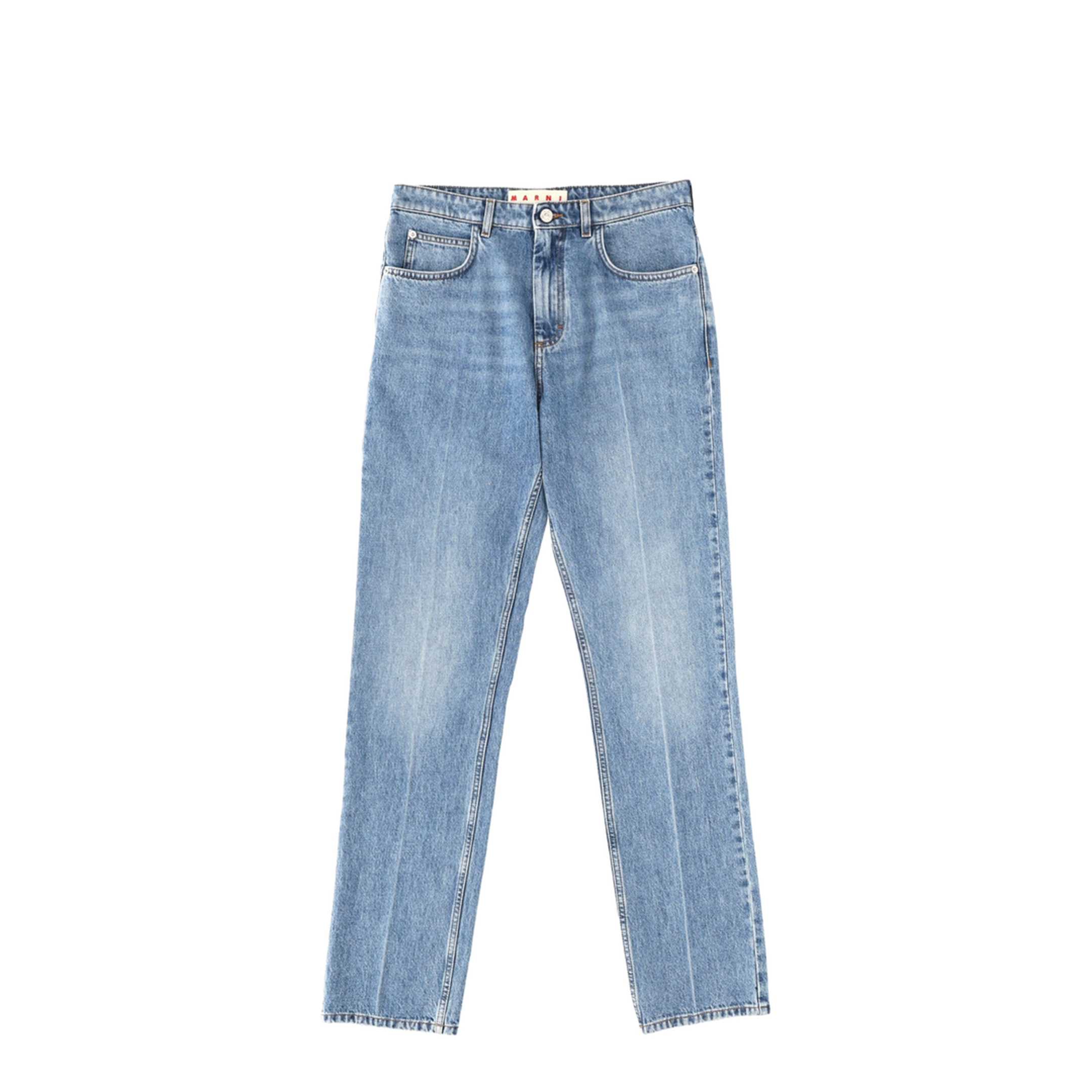 Cotton Denim Pants - Image 1