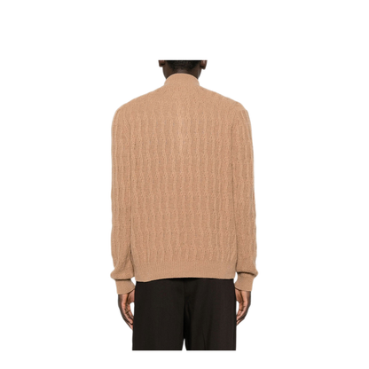 Roma Cashmere Quarter-Zip Jumper - Image 4