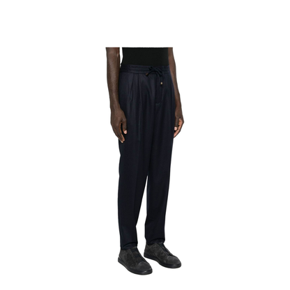 Leisure Fit Trousers Wool Black - Image 4