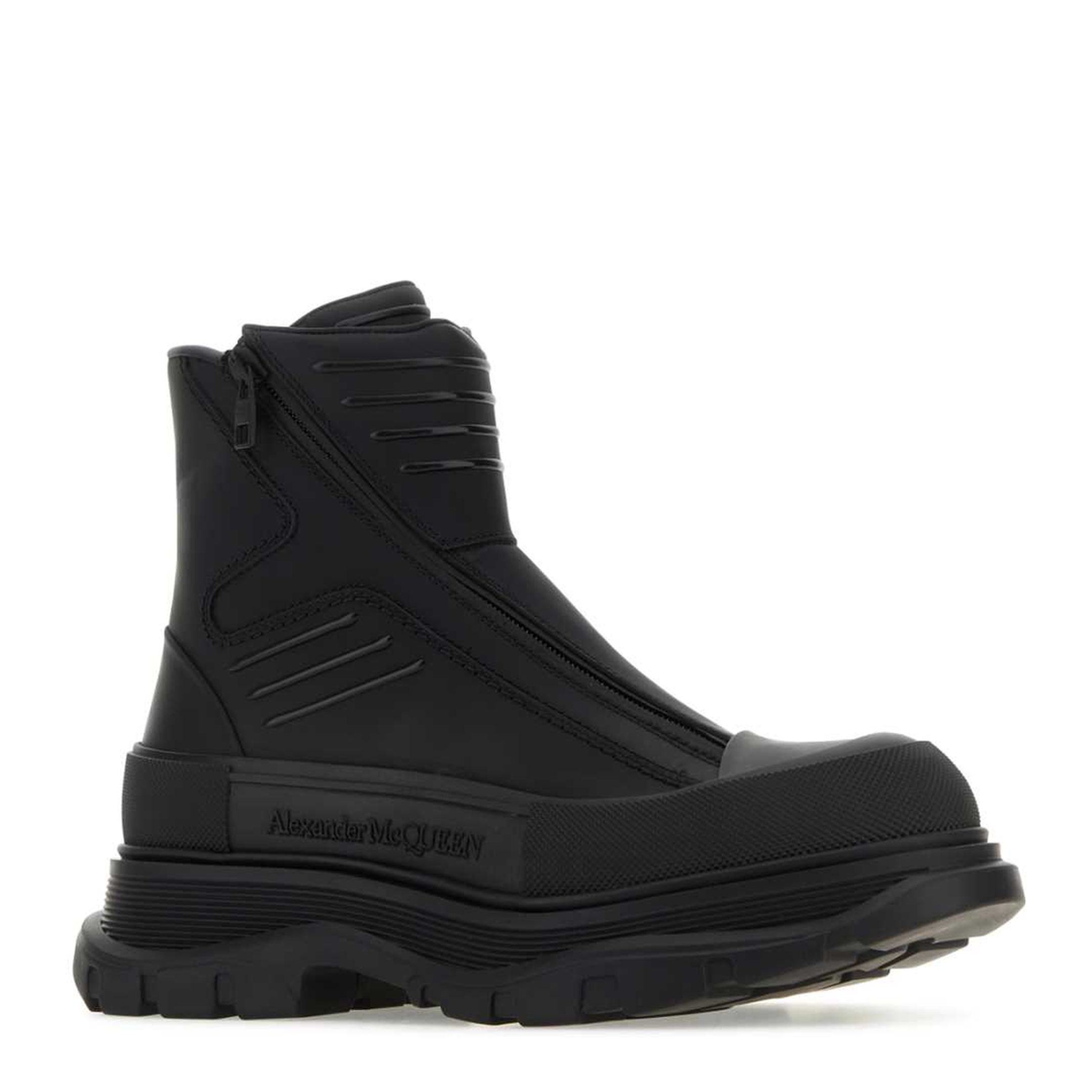 Tread Slick Leather Zip-up Ankle - Image 1