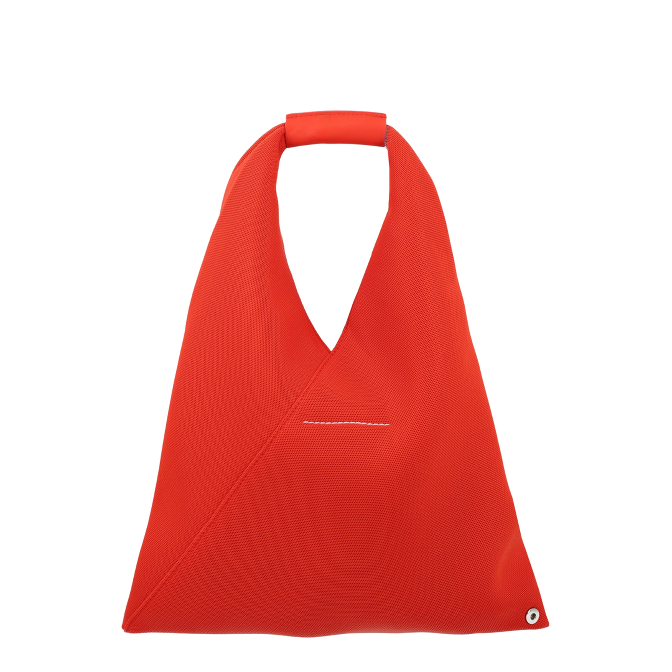 Small Japanese Bag in Orange Mesh - Image 2