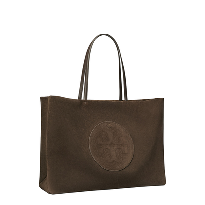 Ella Suede Tote Bag Brown - Image 2