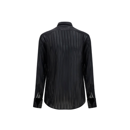 Striped Silk Gauze Shirt - Image 2