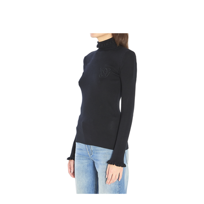 Turtleneck Knitwear Black - Image 2