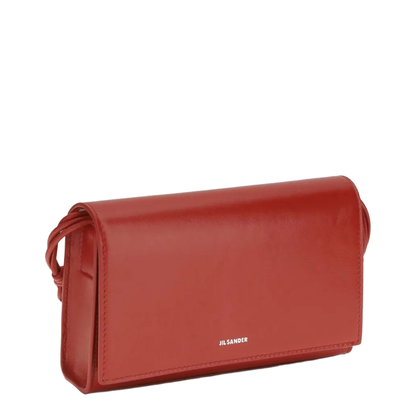 Tangle Calfskin Wallet Bag - Red - Image 3