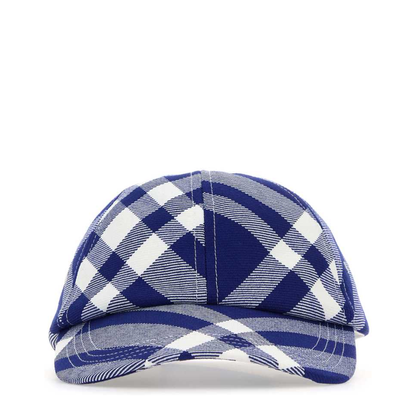 Baseball Cap with Tartan Pattern - Image 1