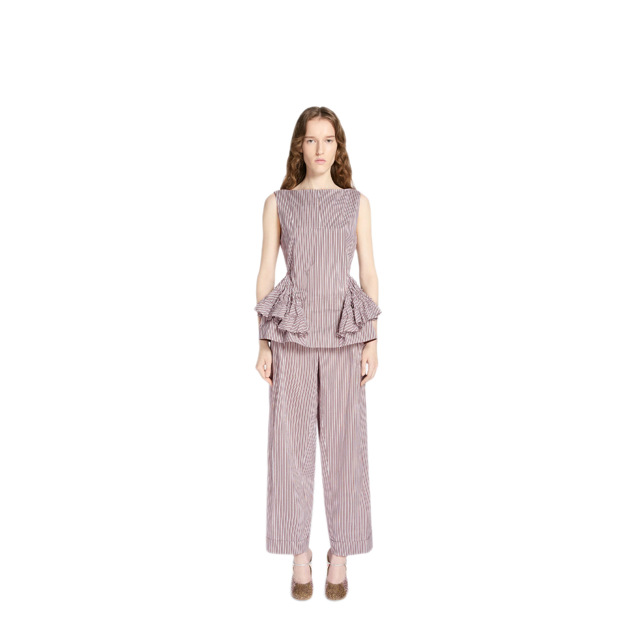 Casey Ruffled Peplum Top - Image 2