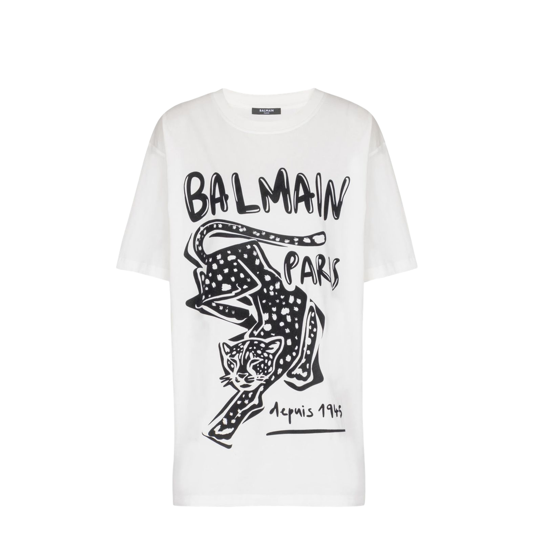 Short-Sleeved T-shirt Leopard Print - Image 1