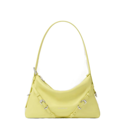 Mini Voyou Handbag Leather Yellow - Image 1
