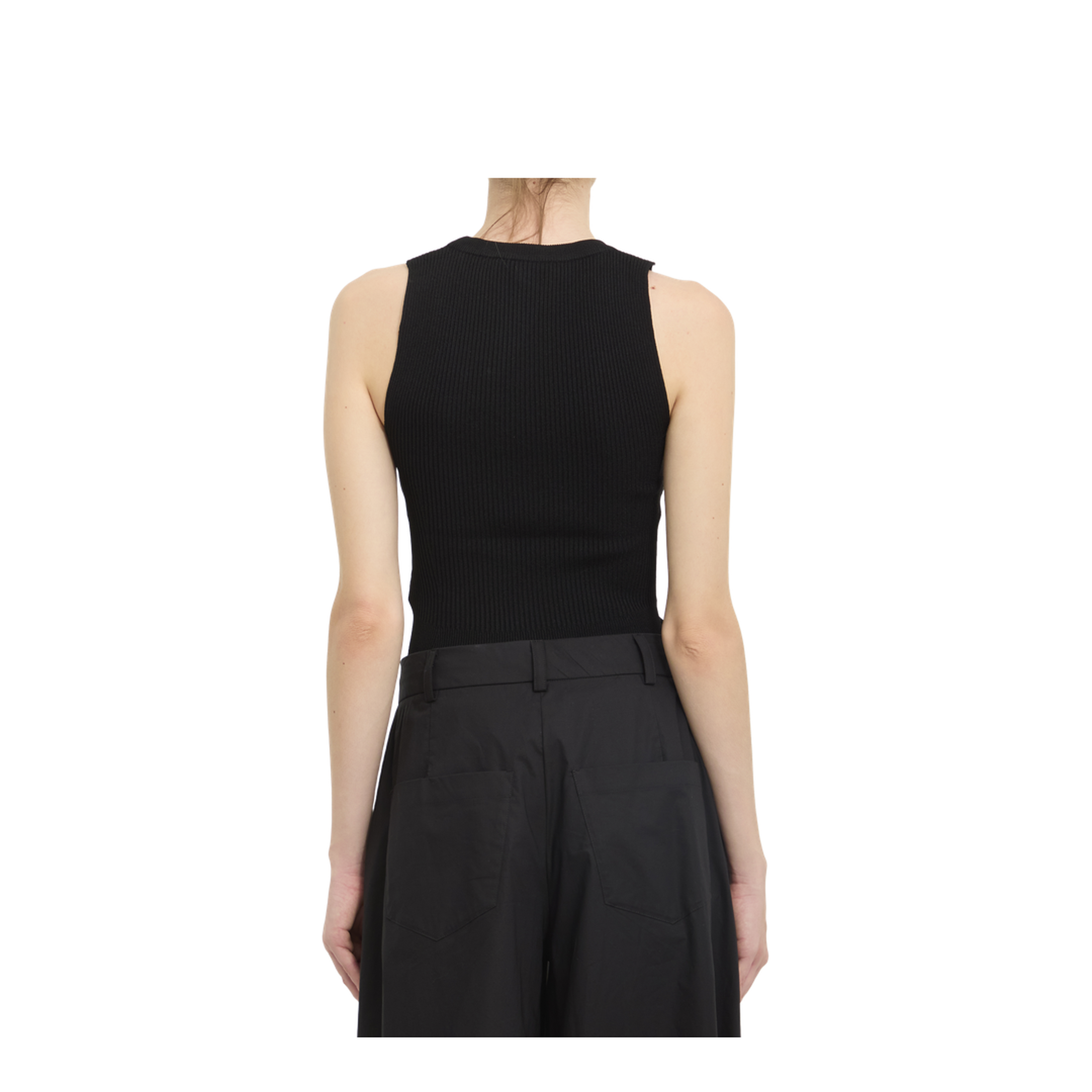 Rib Knit Tank Top - Image 4
