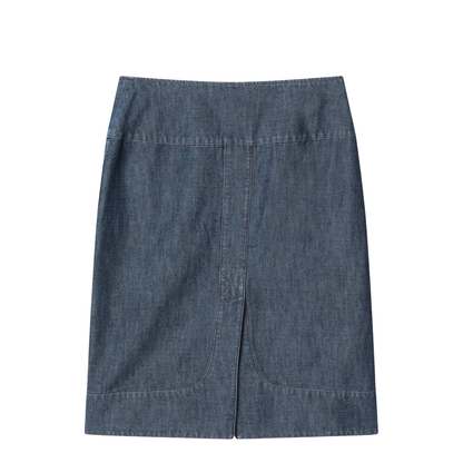 Denim Skirt Denim Blue - Image 2