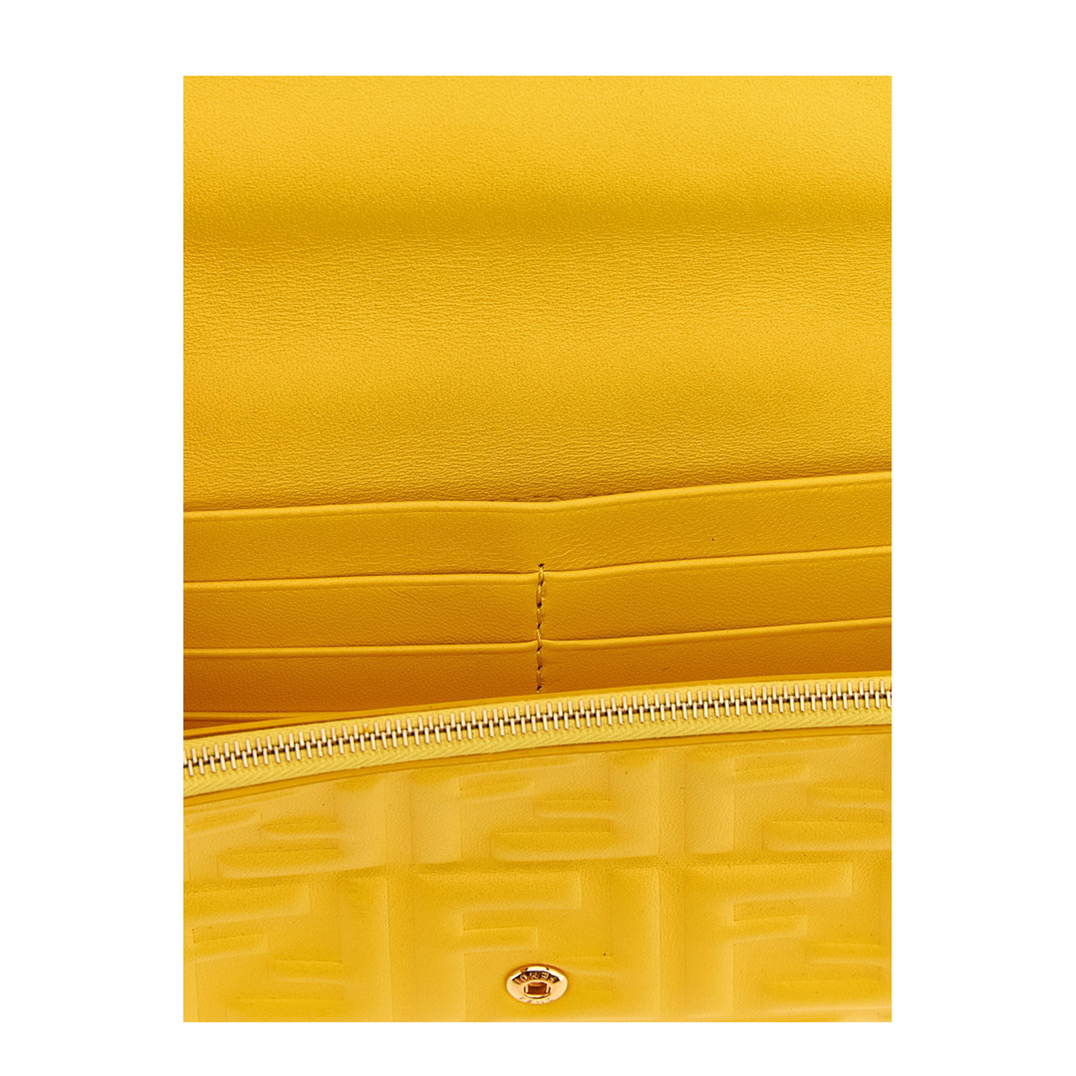 Baguette Nappa Leather Wallet - Broom Yellow - Image 4